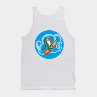 Crocodile surfer Tank Top